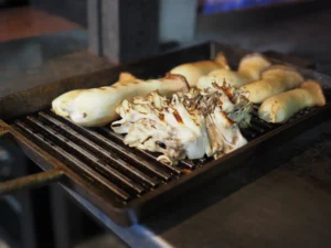 窯GRANDEで焼くキノコ